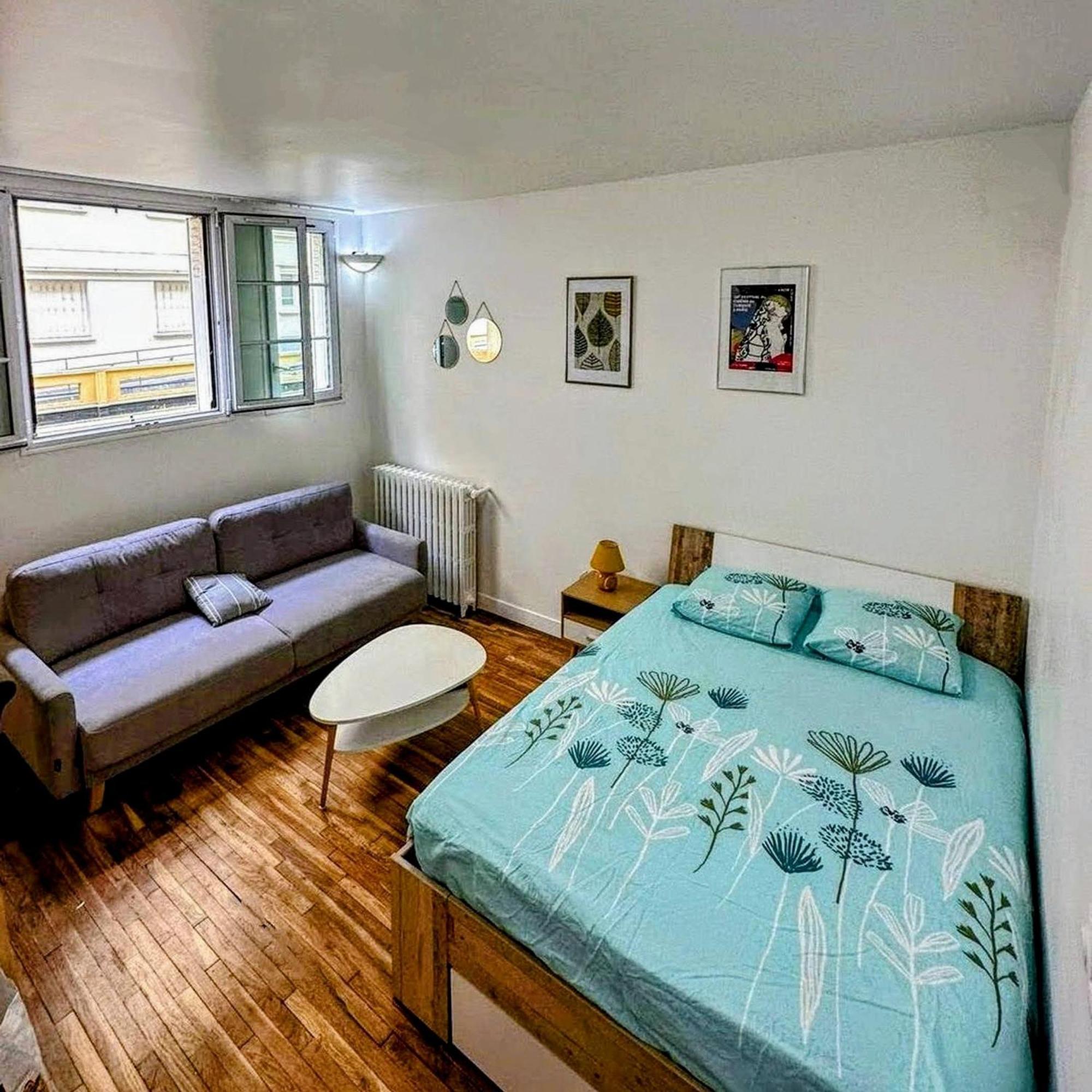 Studio Jaures - Equipped Studio Near Paris With Private Bathroom 몽트루즈 외부 사진
